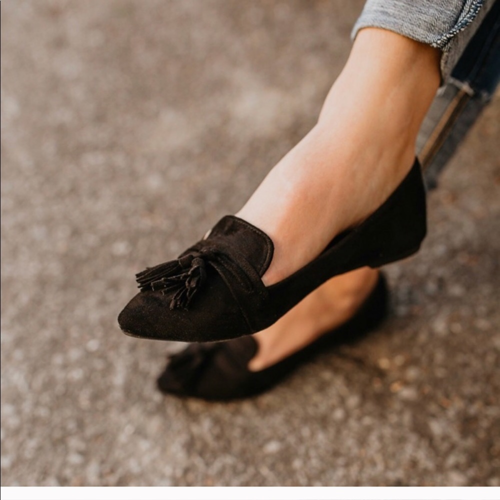 Black Tassel loafers